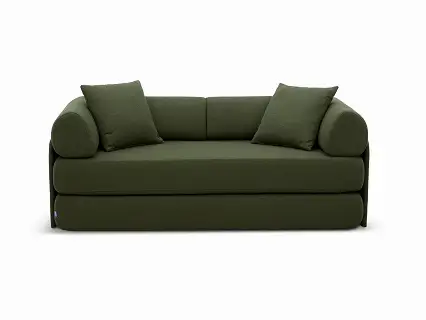 Sofa Bed Forest Green GIF